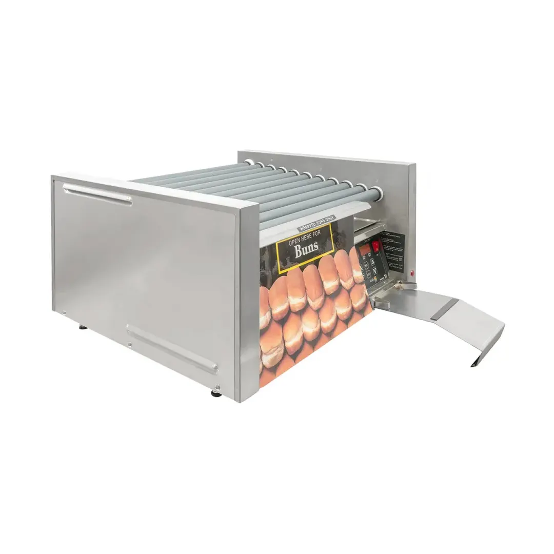 Star 30SCBDE Grill-Max® Hot Dog Grill, 30 Dogs & 32 Buns, Duratec Rollers, Electronic Control
