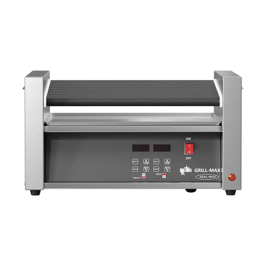 Star 30SCE Grill-Max® Hot Dog Grill, 30 Hot Dogs, Duratec Non-Stick Rollers, Electronic Control