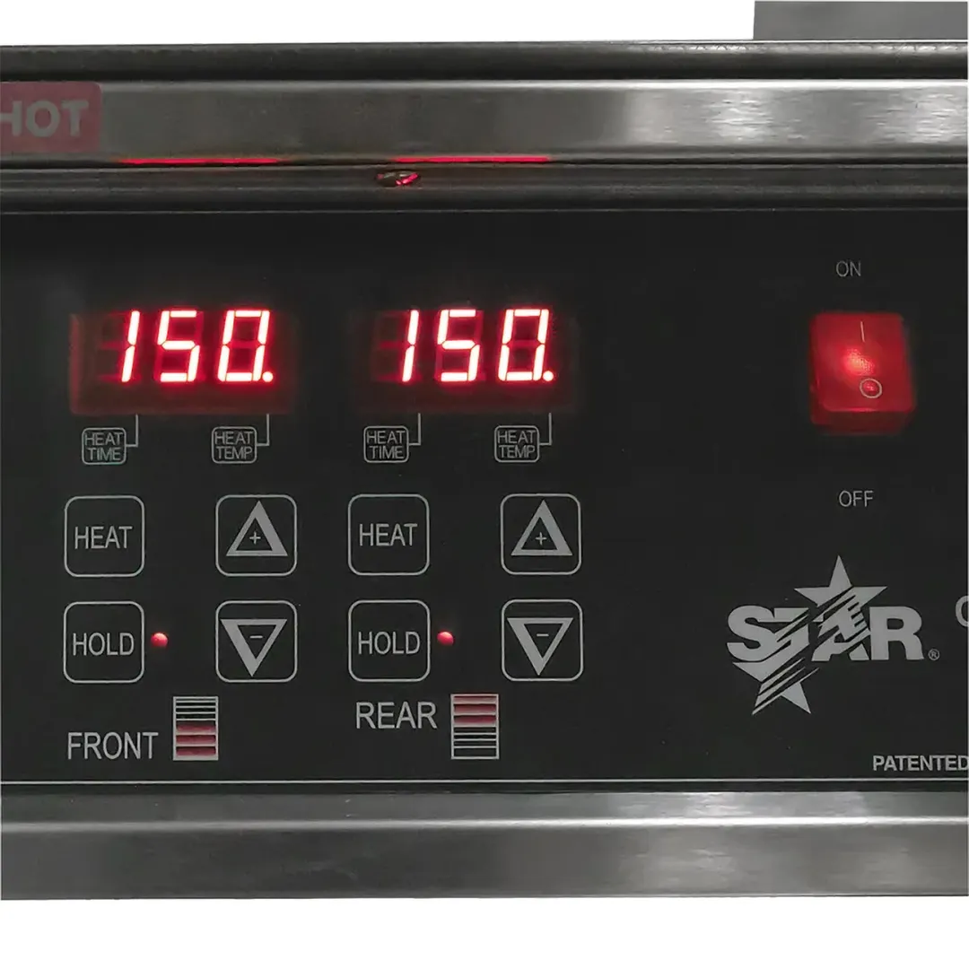 Star 30SCE Grill-Max® Hot Dog Grill, 30 Hot Dogs, Duratec Non-Stick Rollers, Electronic Control