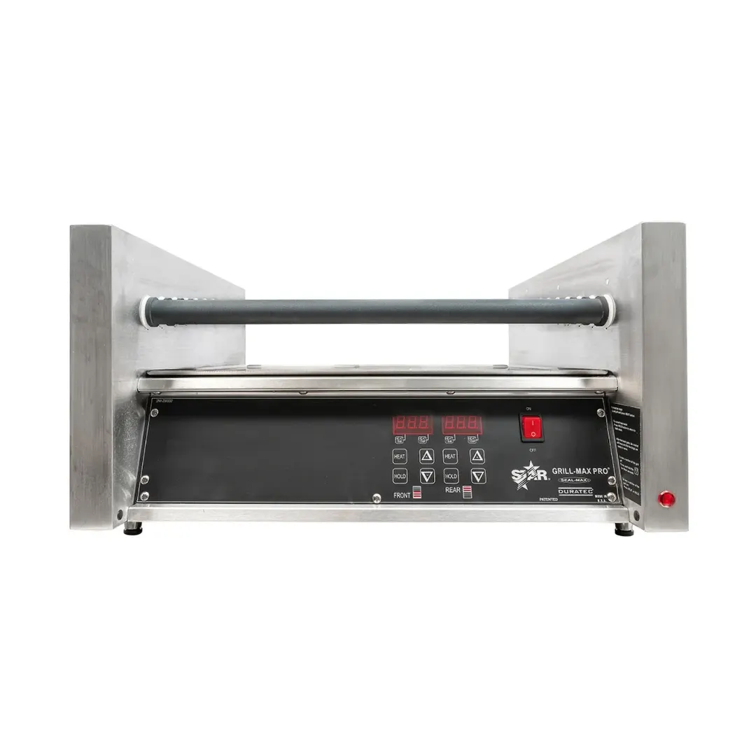 Star 30SCE Grill-Max® Hot Dog Grill, 30 Hot Dogs, Duratec Non-Stick Rollers, Electronic Control