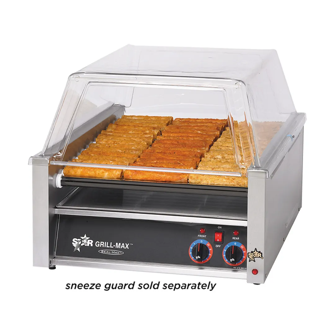 Star 45SC Grill-Max® Hot Dog Grill, 45 Dogs, Duratec Rollers, Stadium Seating, Analog Control