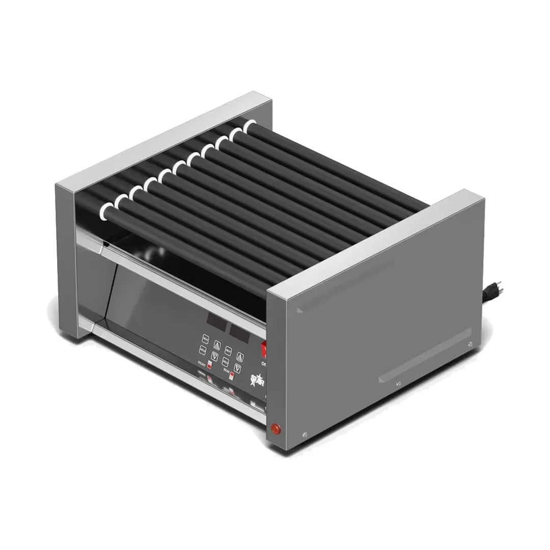 Star 45SCE Grill-Max® Hot Dog Grill, 45 Hot Dogs, Duratec Non-Stick Rollers, Electronic Control