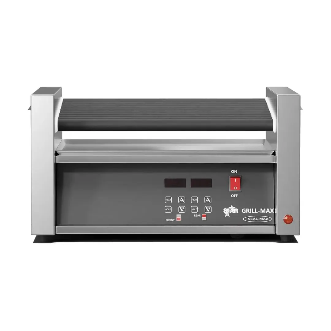 Star 45SCE Grill-Max® Hot Dog Grill, 45 Hot Dogs, Duratec Non-Stick Rollers, Electronic Control