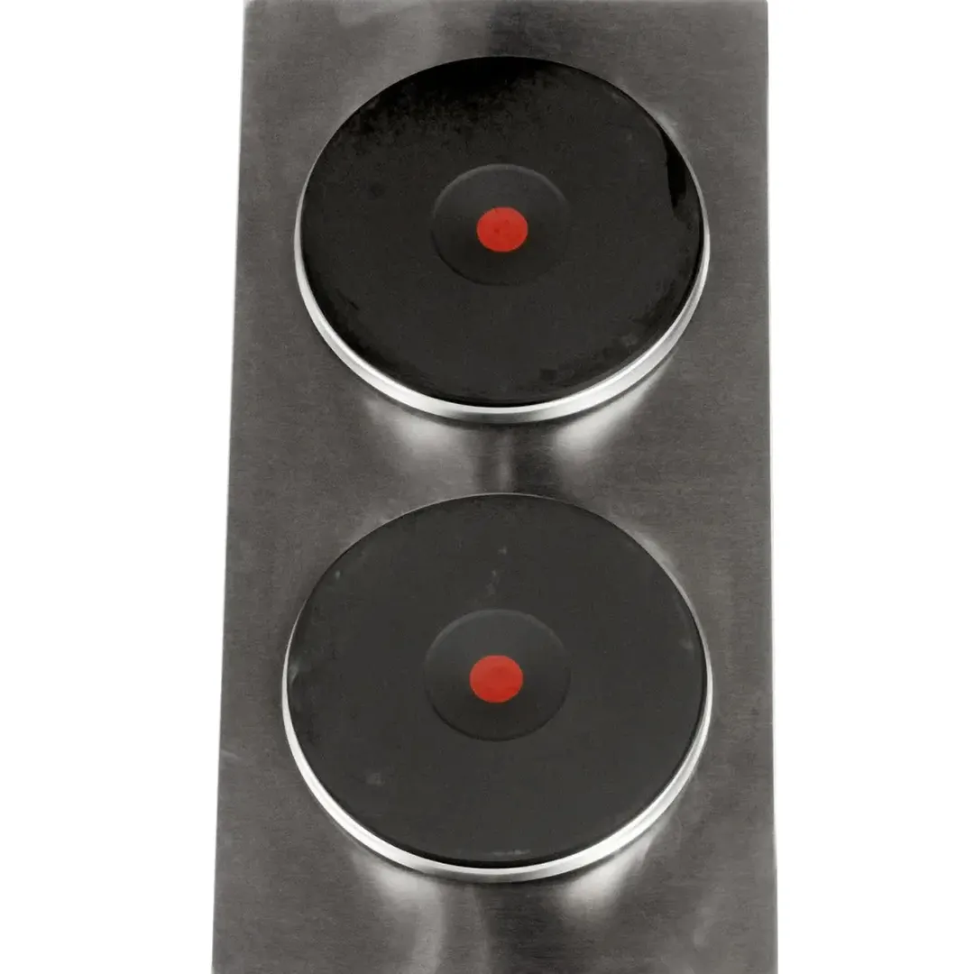 Star 502FF 12" Electric Countertop Hotplate w/ (2) Solid Burners & Infinite Controls - 208/240v