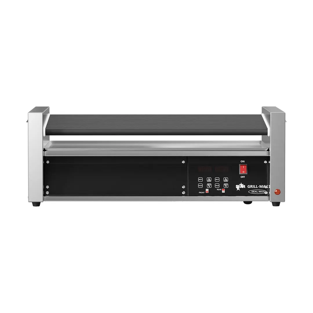 Star 50STE Grill-Max® Hot Dog Grill, 50 Hot Dogs, Staltek Non-Stick Rollers, Electronic Control