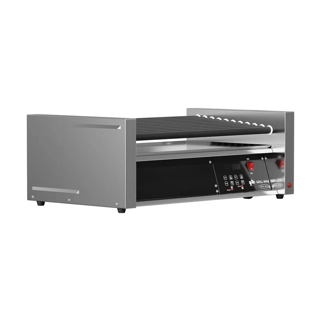 Star 50STE Grill-Max® Hot Dog Grill, 50 Hot Dogs, Staltek Non-Stick Rollers, Electronic Control