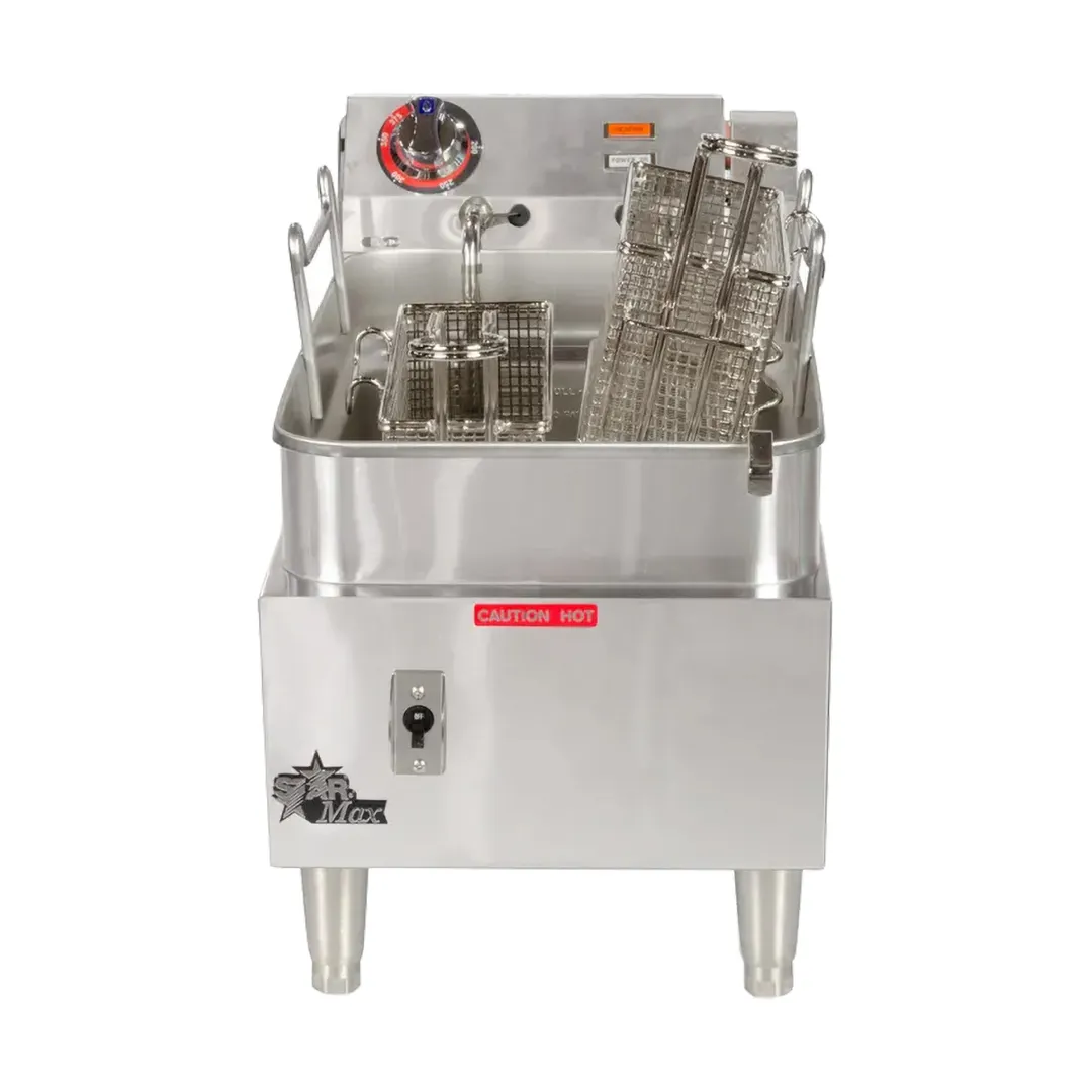 Star 515F Star-Max Full Pot Countertop Electric Fryer w/ 15 lbs Capacity, Twin Baskets
