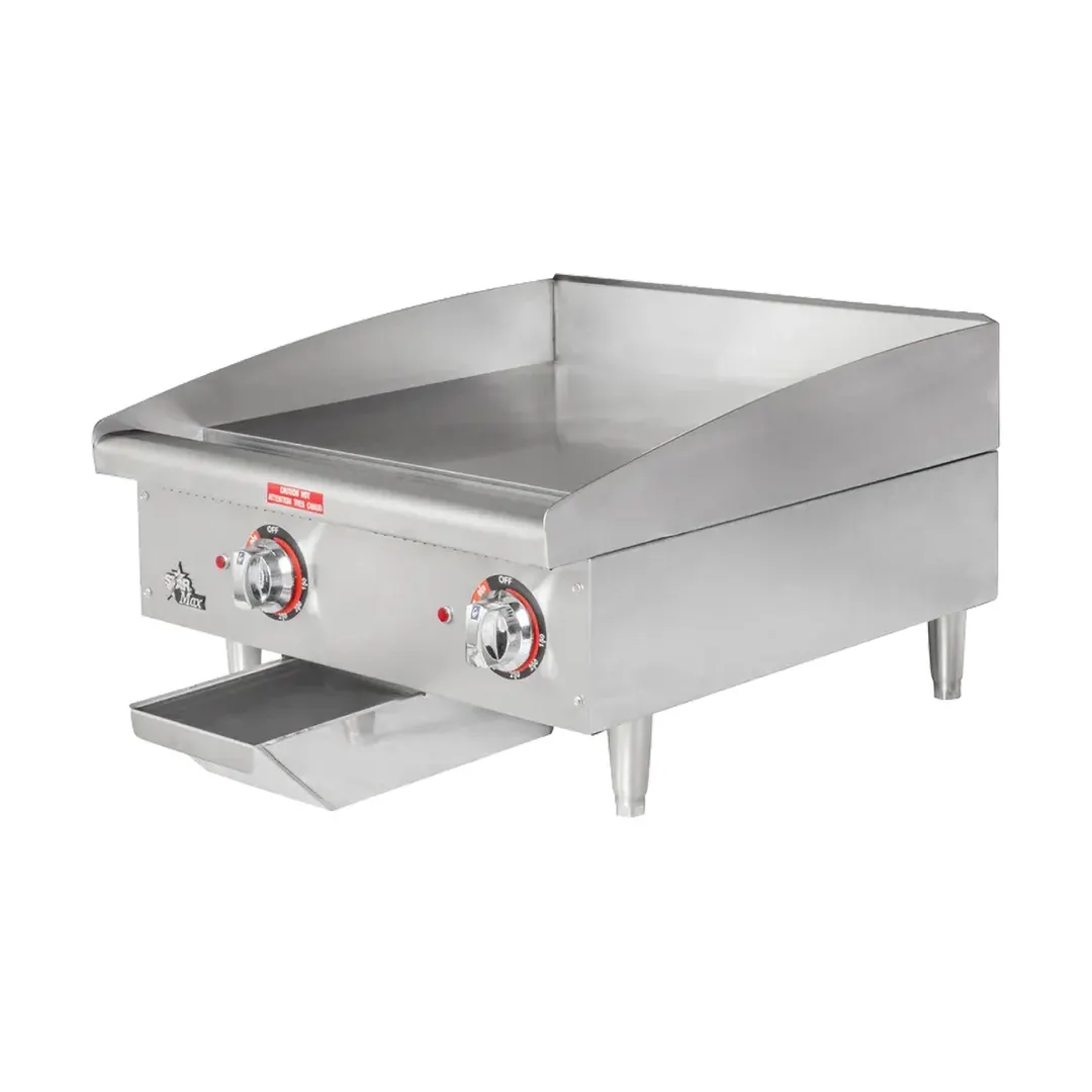 Star 524TGF 24" Countertop Electric Griddle with Steel Plate & Thermostatic Controls, 24" x 20.75"