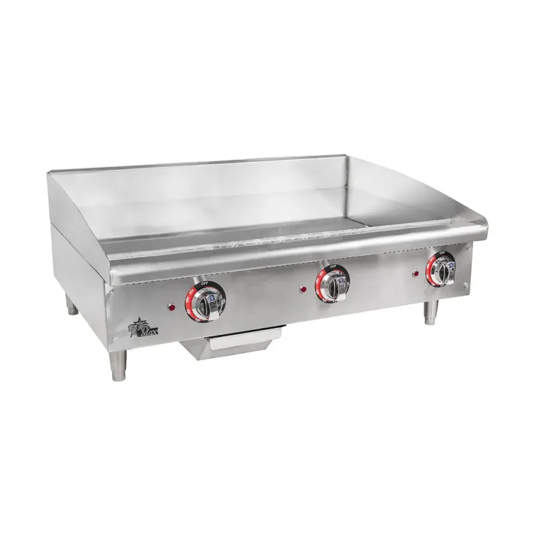 Star 536CHSF 36" Countertop Electric Griddle with Chrome Plate & Thermostatic Controls, 36" x 20.75"