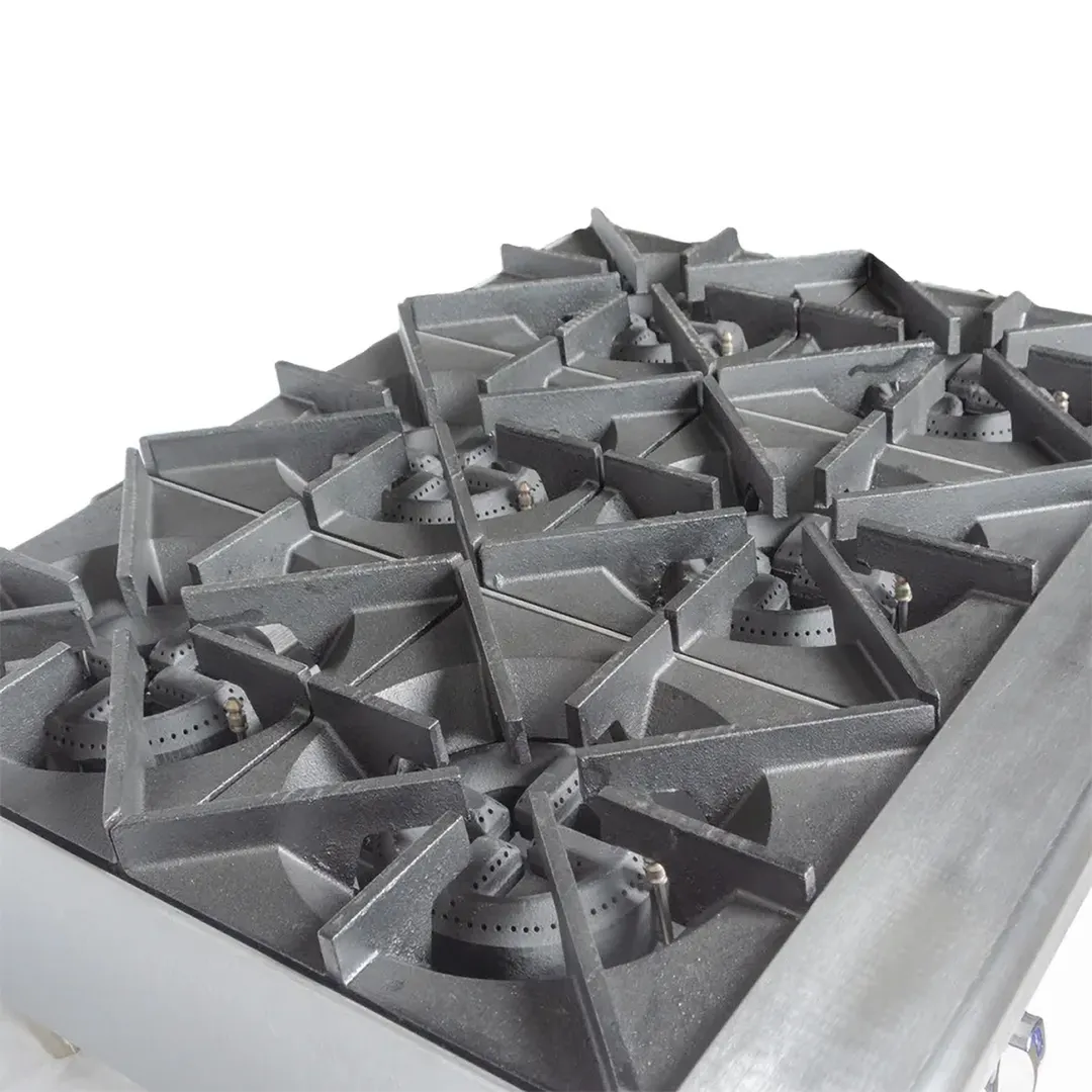 Star 606HF Star-Max 36" Countertop Gas Hotplate with (6) Burners & Manual Controls, 150.000 BTU