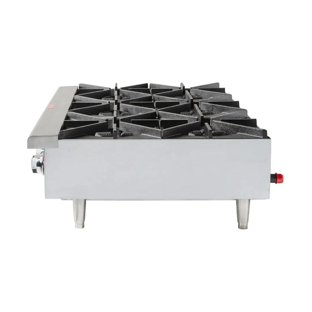 Star 606HF Star-Max 36" Countertop Gas Hotplate with (6) Burners & Manual Controls, 150.000 BTU