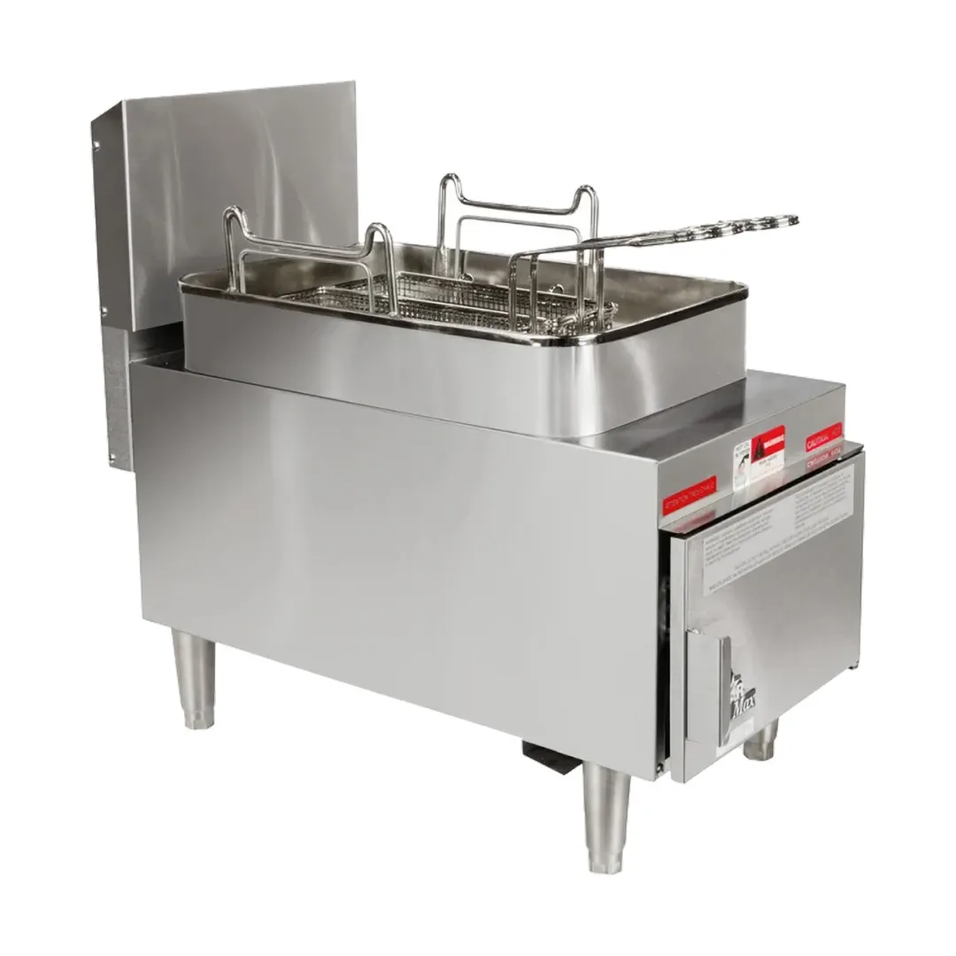 Star 615FF Star-Max Full Pot Countertop Gas Fryer w/ 15 lbs, Capacity, Twin Baskets, Natural Gas