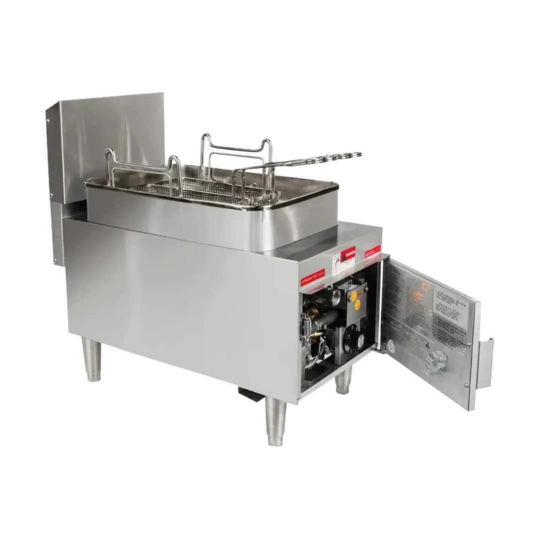 Star 615FF Star-Max Full Pot Countertop Gas Fryer w/ 15 lbs, Capacity, Twin Baskets, Natural Gas