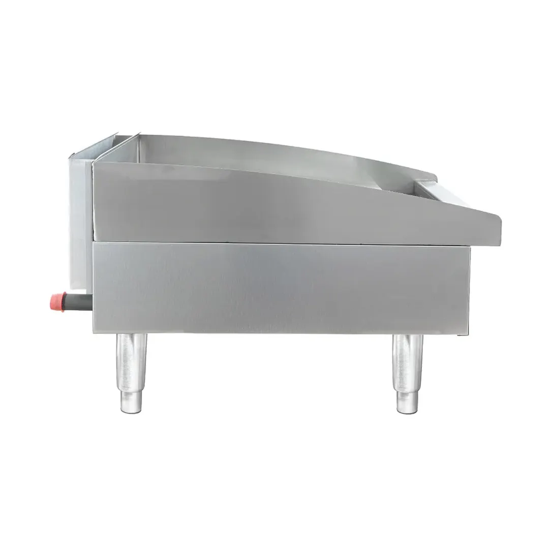 Star 615TF 15" Star-Max Countertop Thermostatic Gas Griddle, 1" Steel Plate - 28.300 BTU
