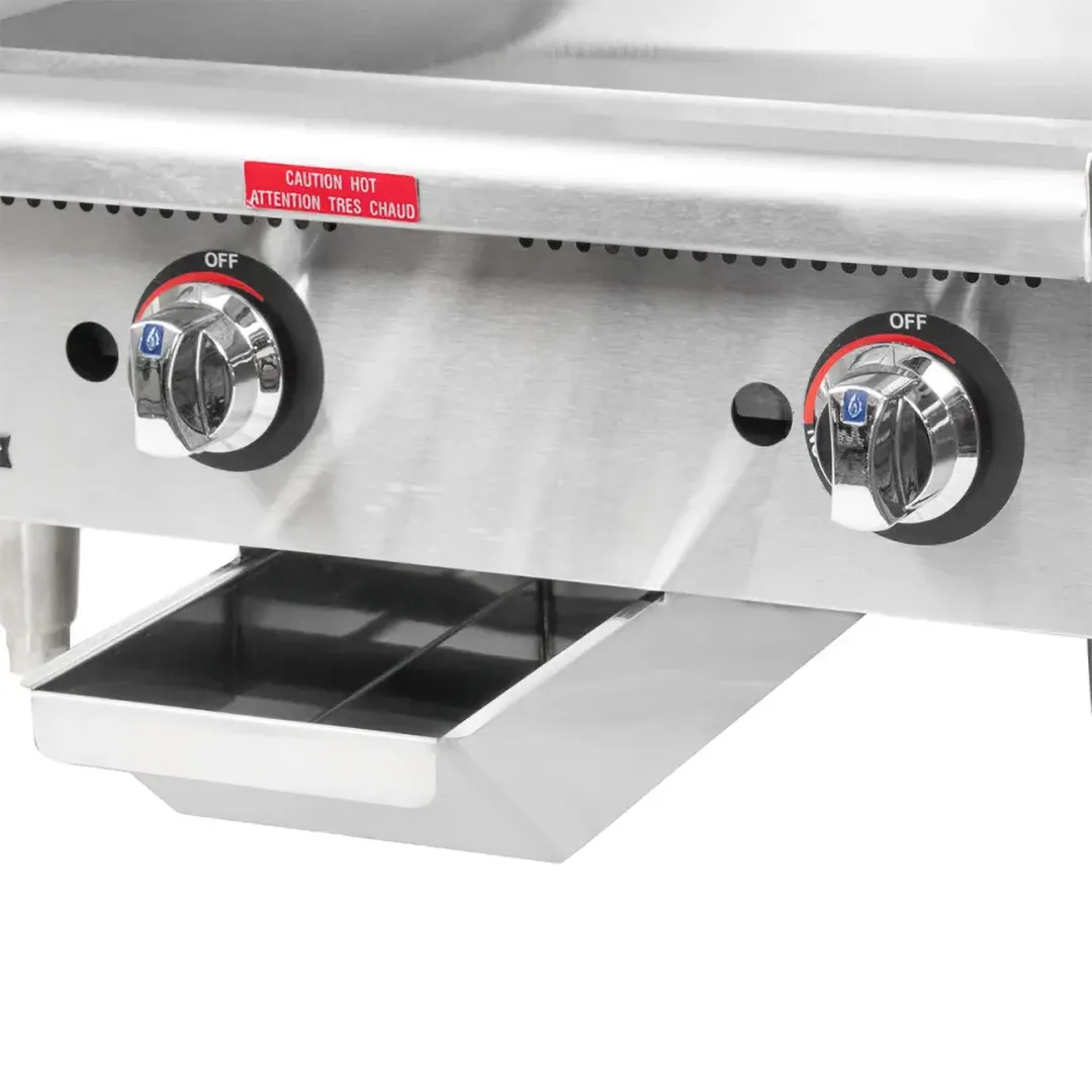 Star 624MF 24" Star-Max® Countertop Manual Gas Griddle, 1" Steel Plate - 56.600 BTU