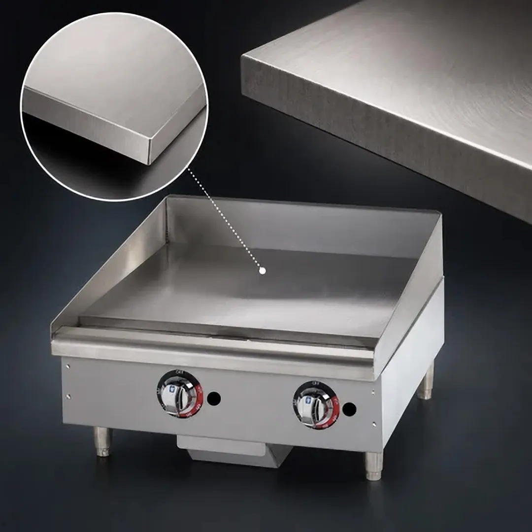 Star 624MF 24" Star-Max® Countertop Manual Gas Griddle, 1" Steel Plate - 56.600 BTU