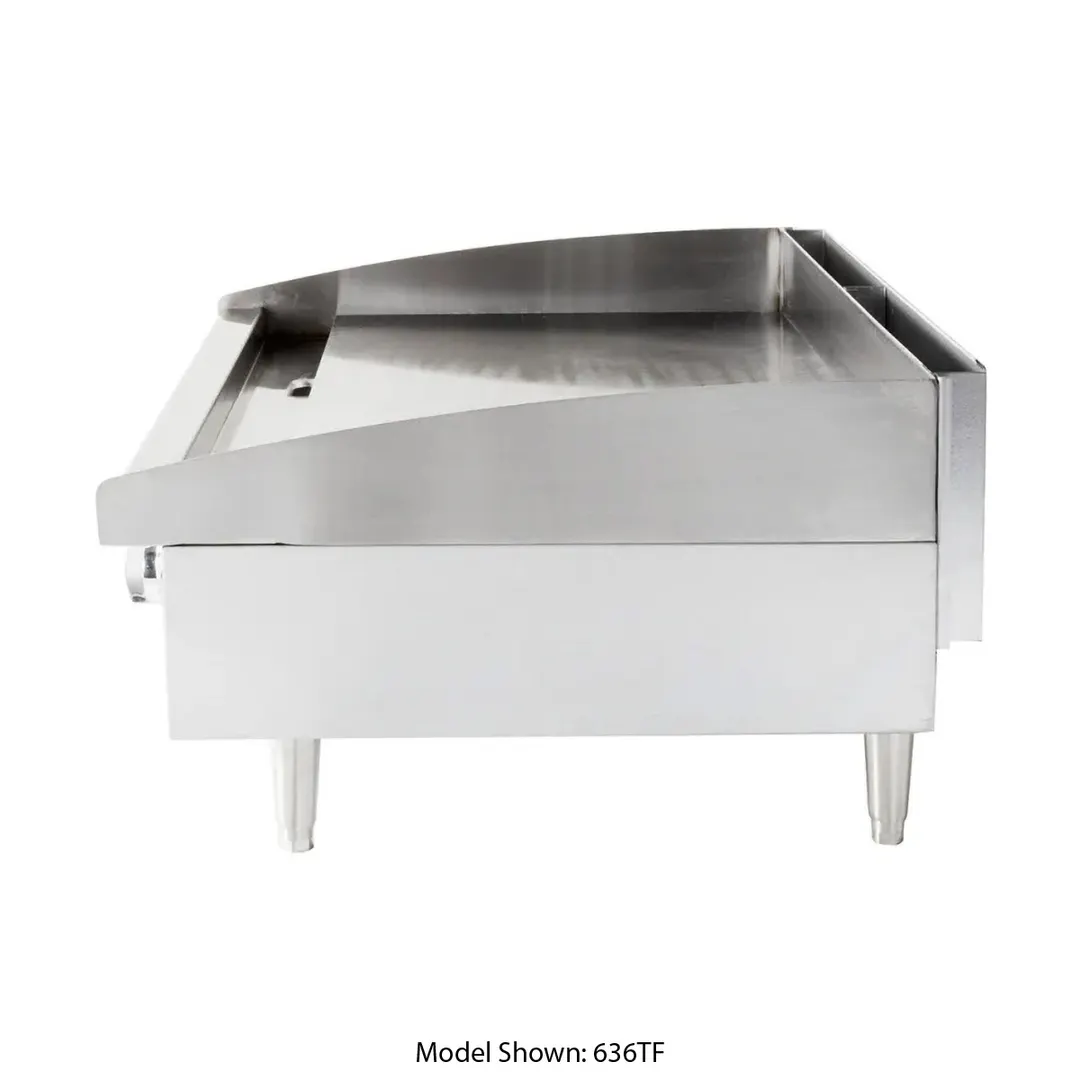 Star 636TSPF 36" Countertop Gas Griddle with Snap-Action Thermostat, 1" Steel Plate - 84.900 BTU