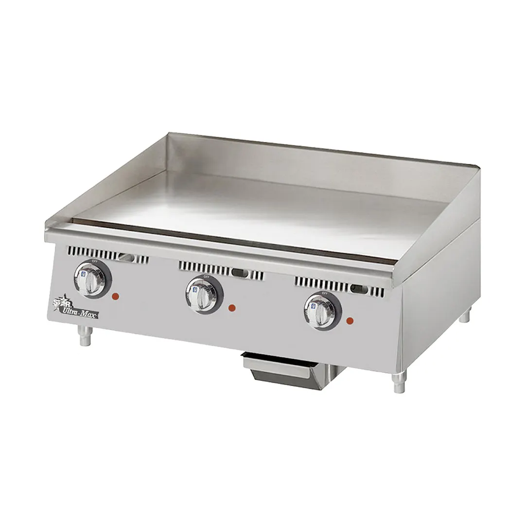 Star 736TA 36" Countertop Electric Griddle with Steel Plate & Thermostatic Controls, 36" x 24"