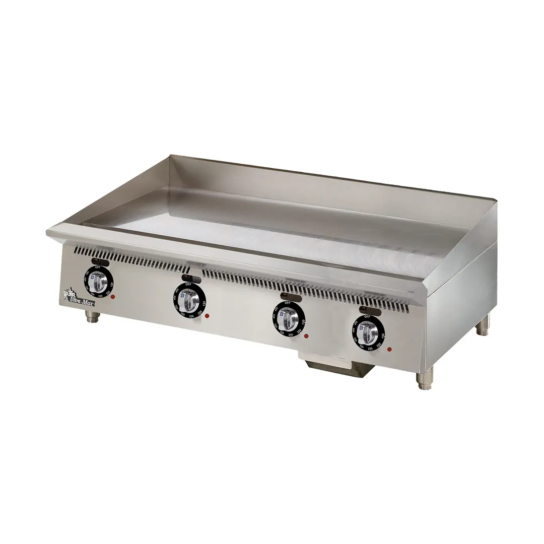 Star 748TA 48" Countertop Electric Griddle with Steel Plate & Thermostatic Controls, 48" x 24"