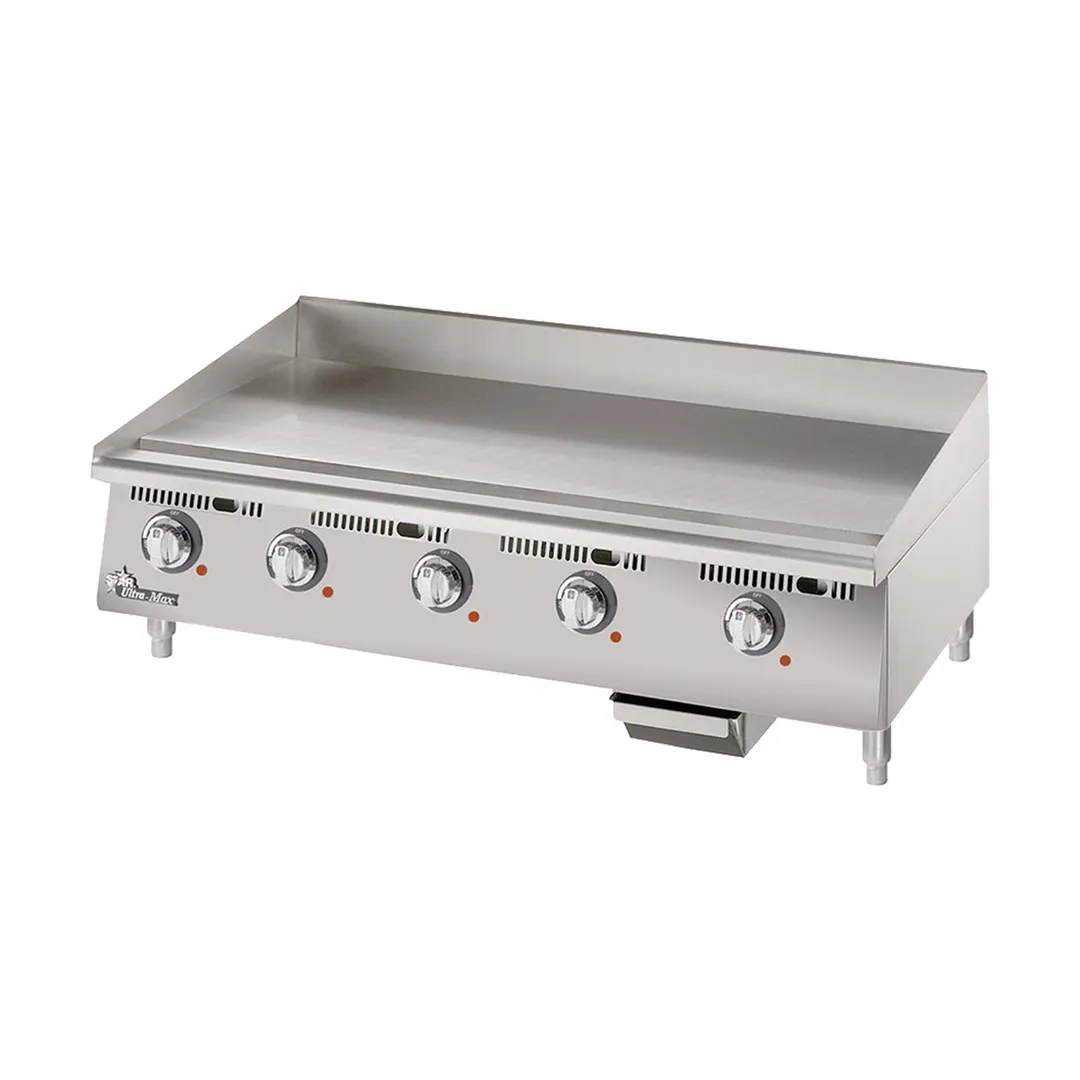 Star 760TA 60" Countertop Electric Griddle with Steel Plate & Thermostatic Controls, 60" x 24"
