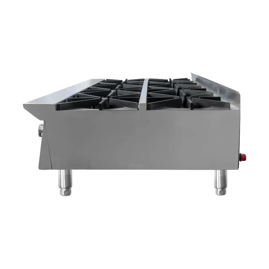 Star 808HA Ultra-Max 48" Countertop Gas Hotplate with (8) Burners & Manual Controls, 240.000 BTU