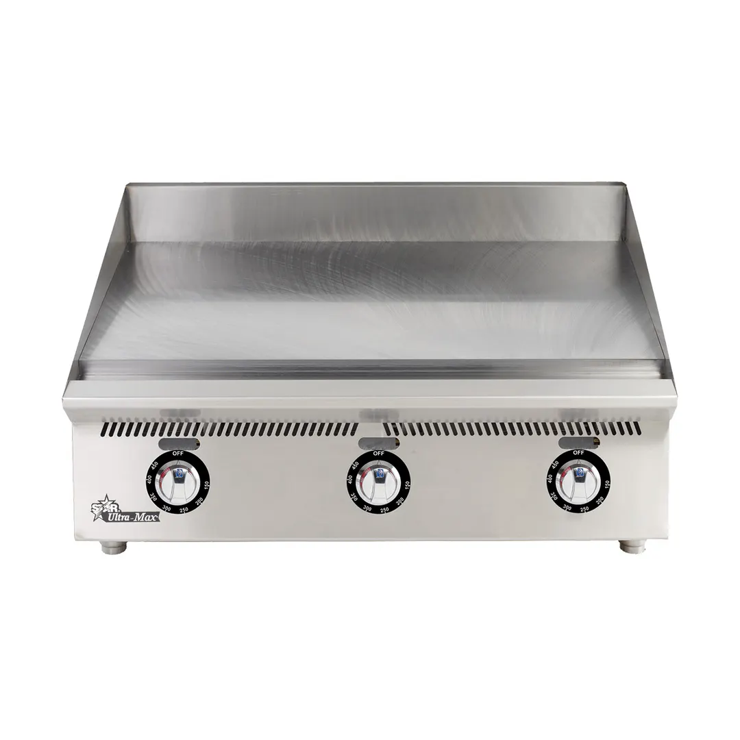 Star 836MA 36" Ultra-Max® Countertop Manual Gas Griddle, 1" Steel Plate - 90.000 BTU