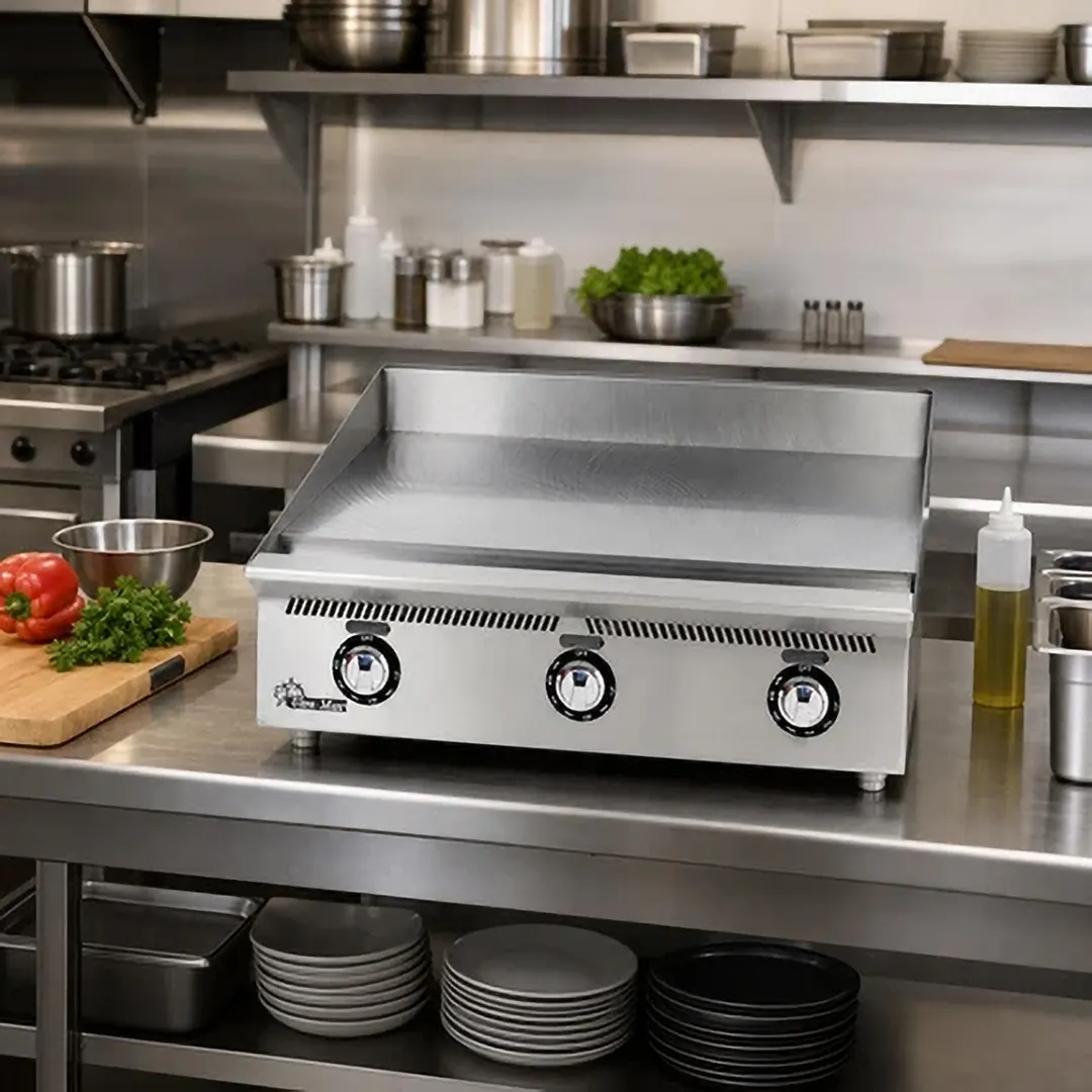 Star 836MA 36" Ultra-Max® Countertop Manual Gas Griddle, 1" Steel Plate - 90.000 BTU