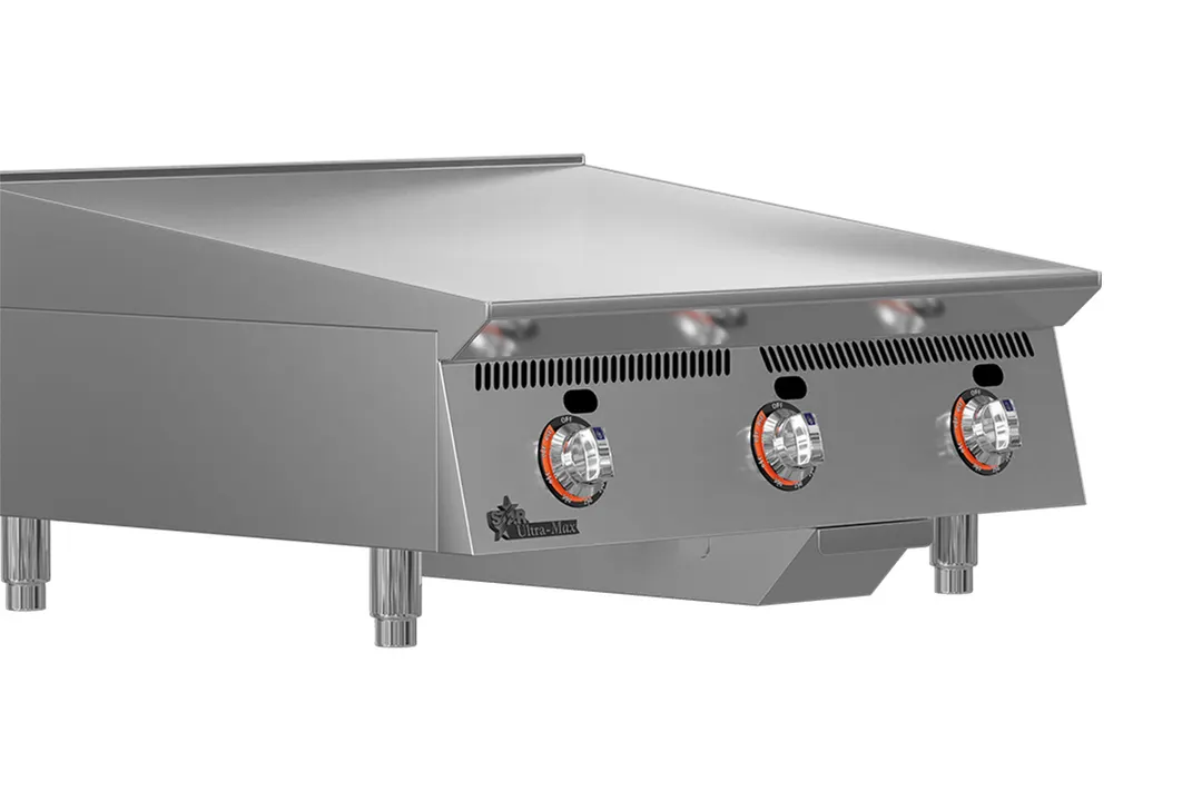 Star 836TA 36" Countertop Gas Griddle with Snap-Action Thermostat, 1" Steel Plate - 90.000 BTU