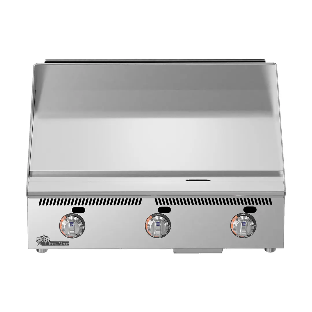 Star 836TA 36" Countertop Gas Griddle with Snap-Action Thermostat, 1" Steel Plate - 90.000 BTU