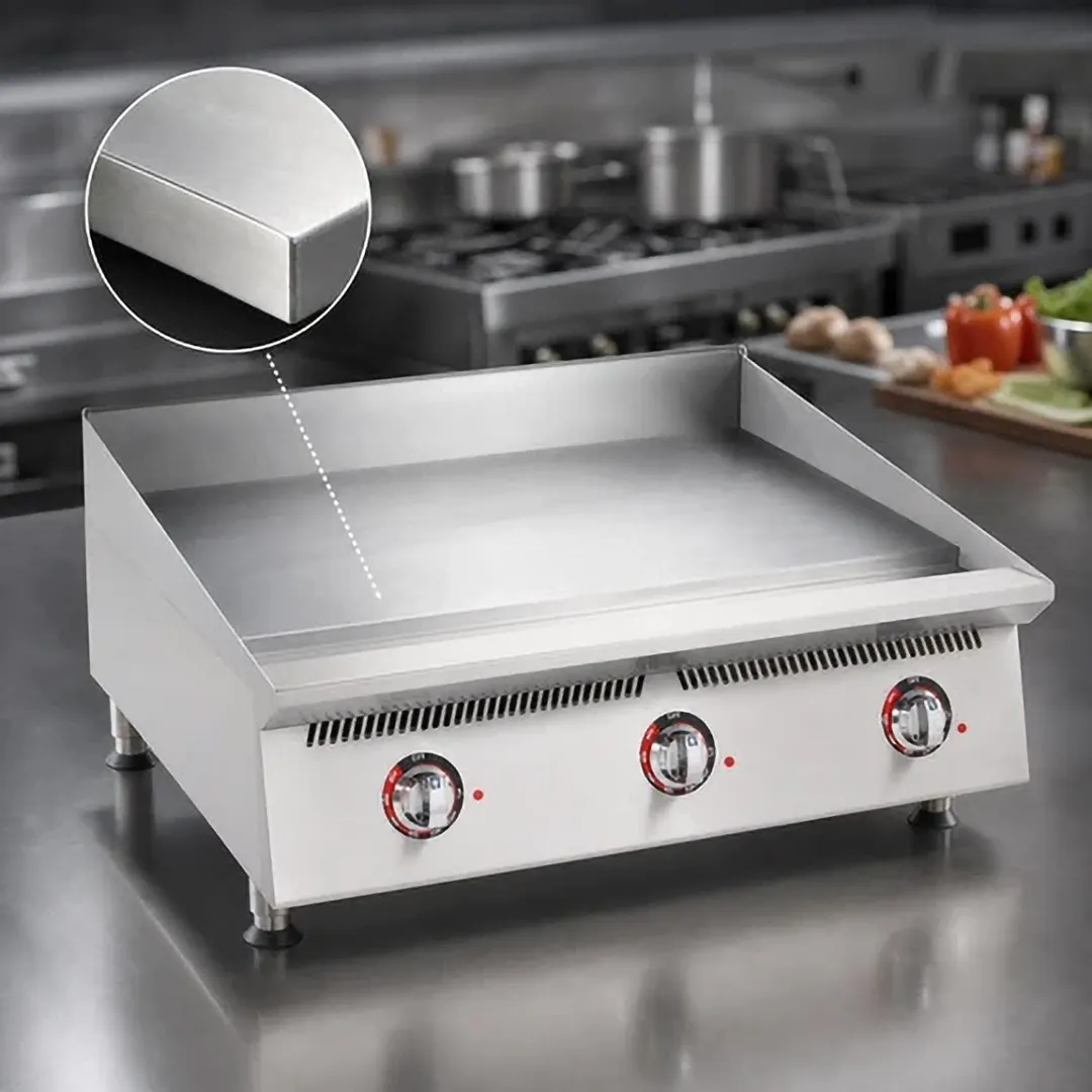 Star 836TCHSA 36" Countertop Gas Griddle with Snap-Action Thermostat, 1" Chrome Plate - 90.000 BTU