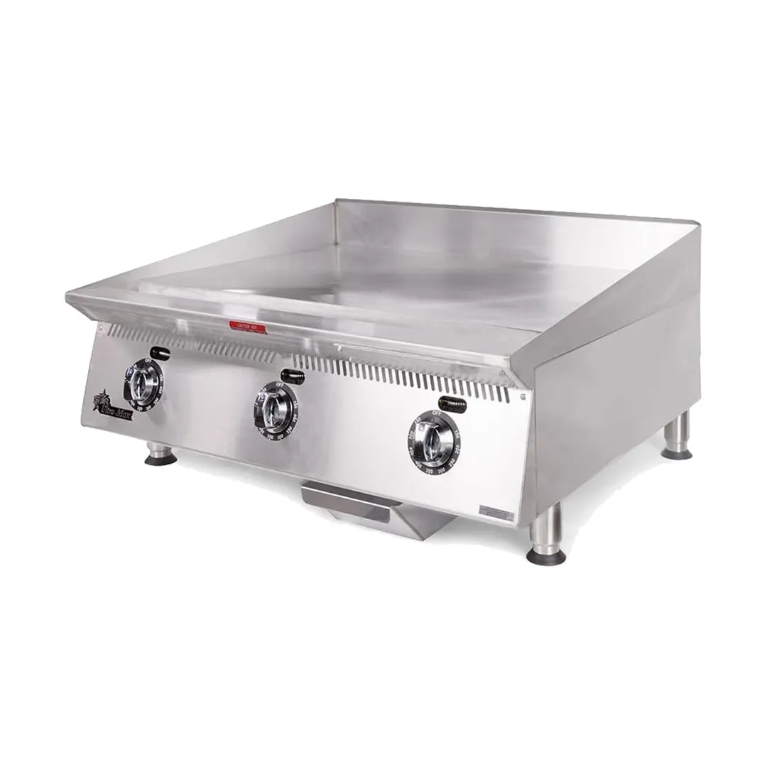 Star 836TCHSA 36" Countertop Gas Griddle with Snap-Action Thermostat, 1" Chrome Plate - 90.000 BTU