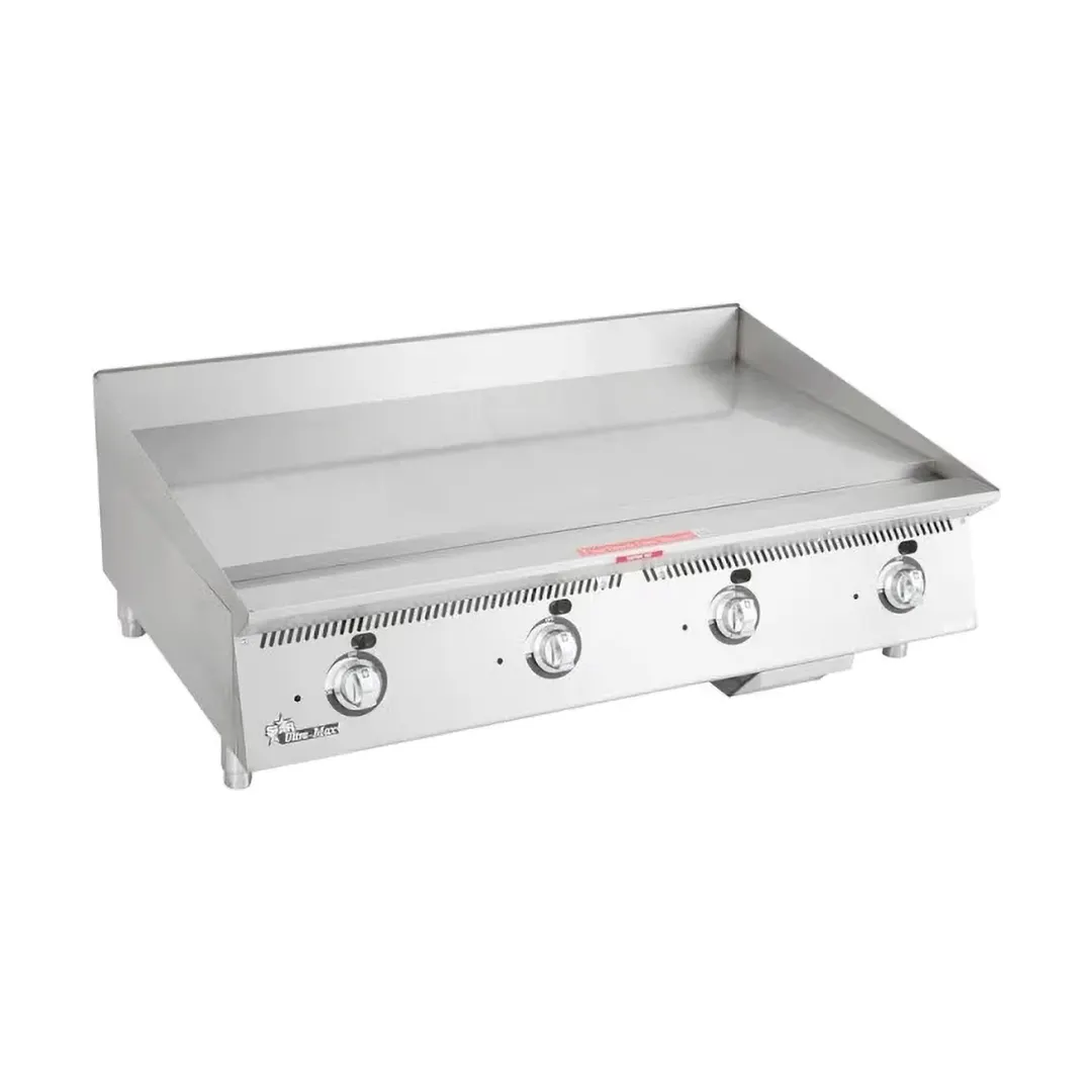 Star 848MA 48" Ultra-Max® Countertop Manual Gas Griddle, 1" Steel Plate - 120.000 BTU