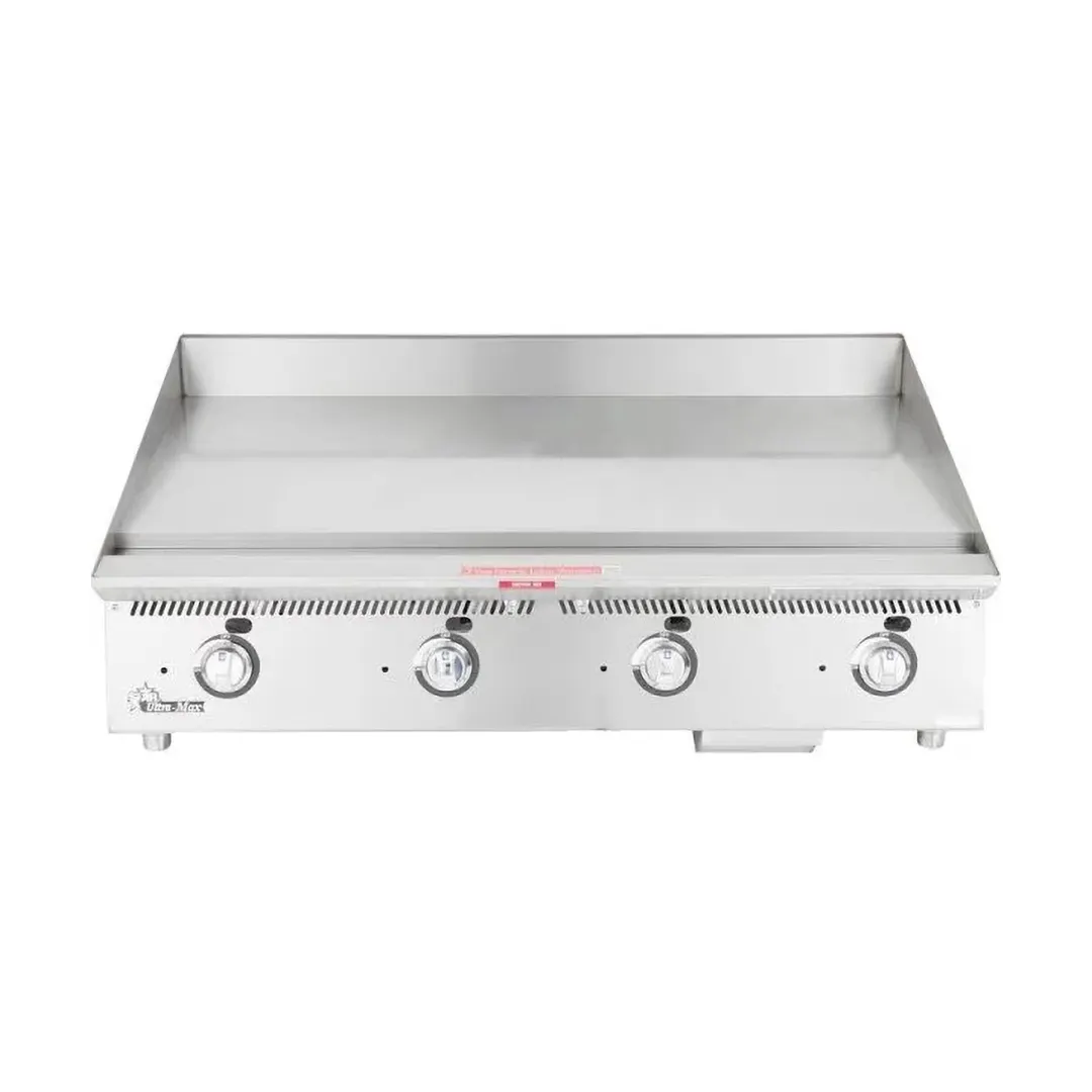 Star 848MA 48" Ultra-Max® Countertop Manual Gas Griddle, 1" Steel Plate - 120.000 BTU