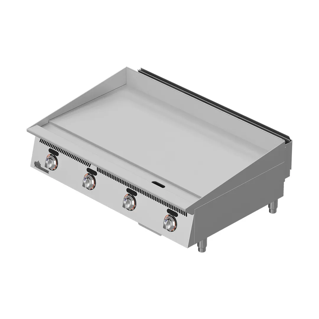 Star 848TA 48" Countertop Gas Griddle with Snap-Action Thermostat, 1" Steel Plate - 120.000 BTU