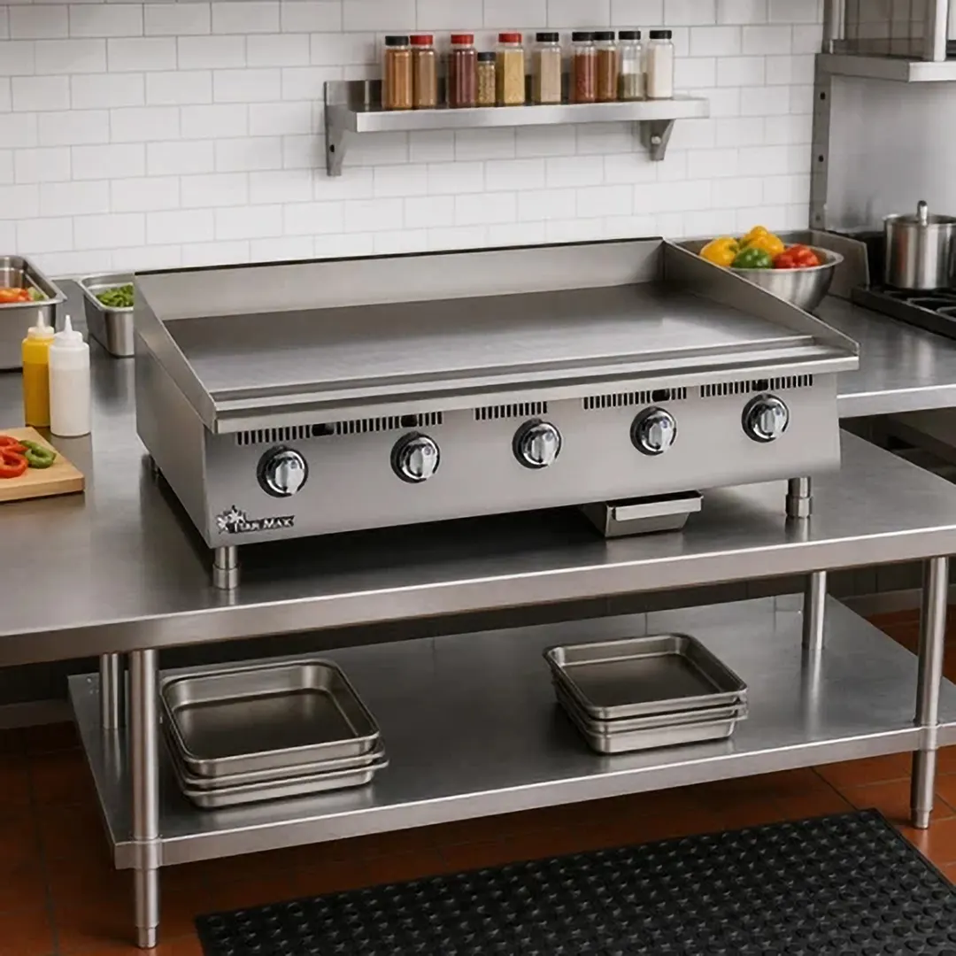 Star 860MA 60" Ultra-Max® Countertop Manual Gas Griddle, 1" Steel Plate - 150.000 BTU