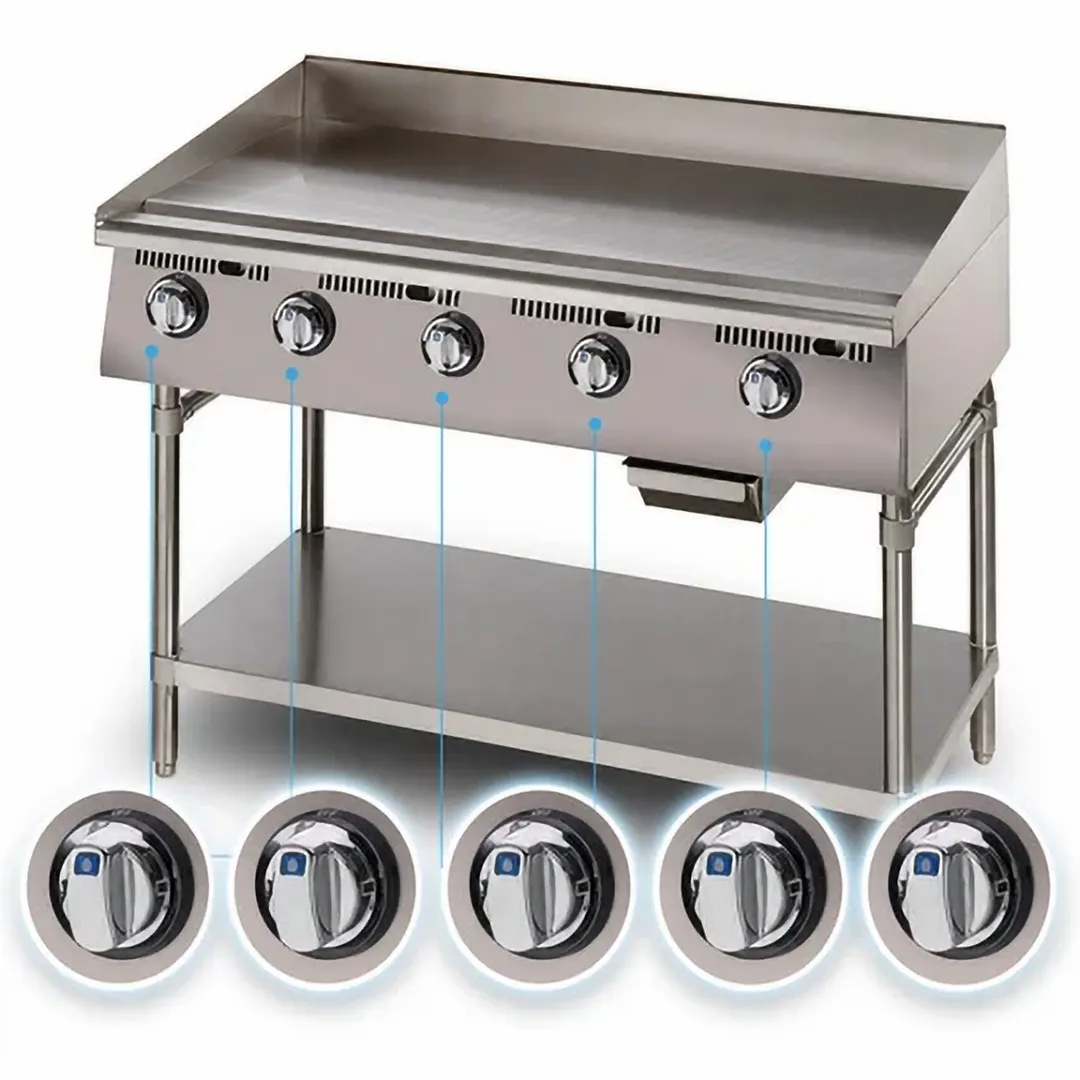 Star 860MA 60" Ultra-Max® Countertop Manual Gas Griddle, 1" Steel Plate - 150.000 BTU