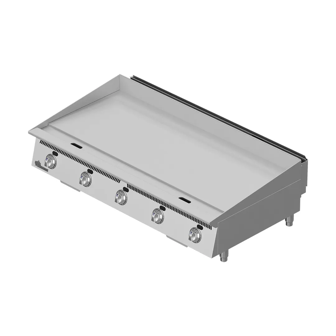 Star 860TA 60" Countertop Gas Griddle with Snap-Action Thermostat, 1" Steel Plate - 150.000 BTU