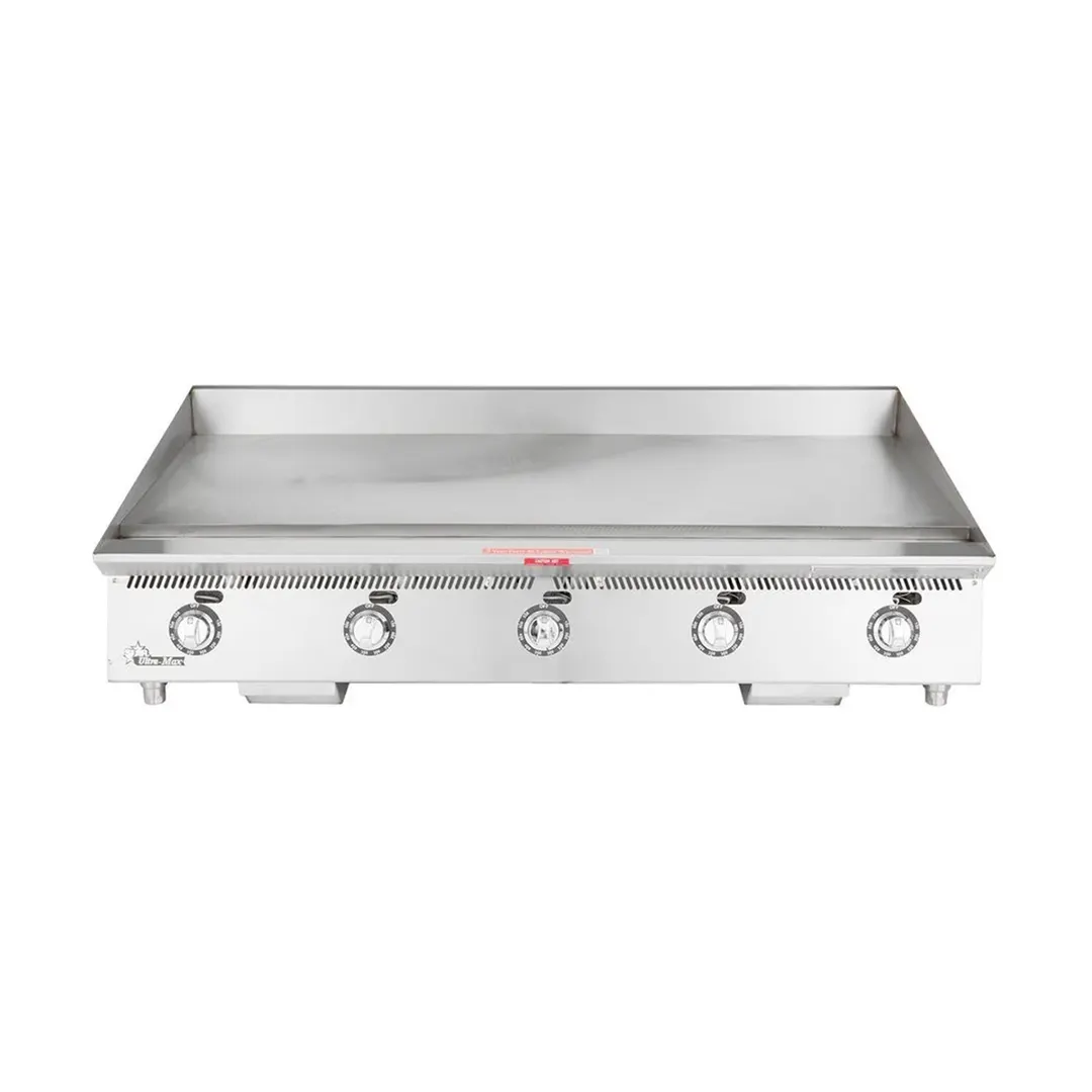 Star 860TCHSA 60" Countertop Gas Griddle with Snap-Action Thermostat, 1" Chrome Plate - 150.000 BTU