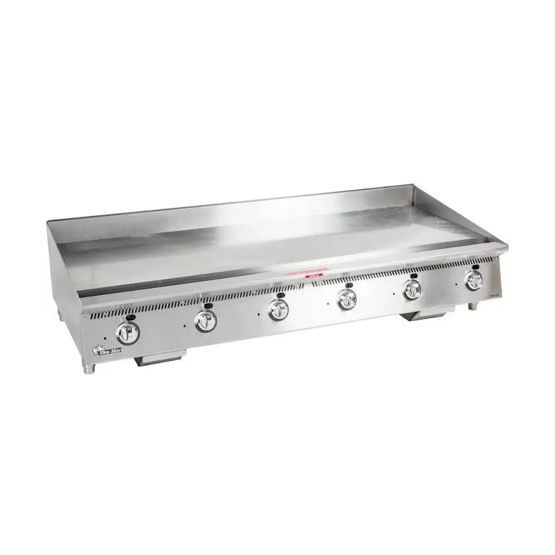 Star 872MA 72" Ultra-Max® Countertop Manual Gas Griddle, 1" Steel Plate - 180.000 BTU
