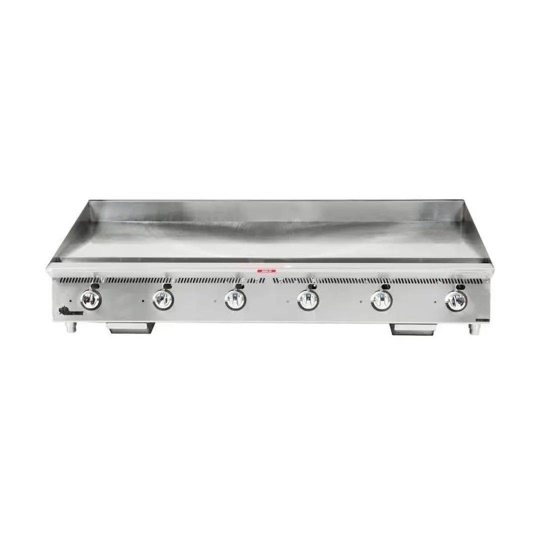 Star 872MA 72" Ultra-Max® Countertop Manual Gas Griddle, 1" Steel Plate - 180.000 BTU