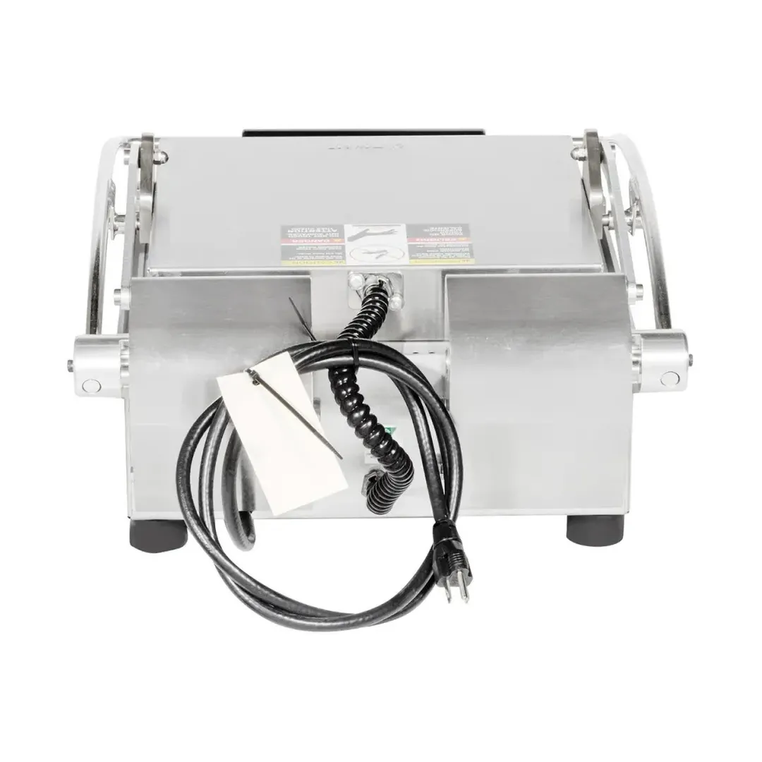 Star PGT14 Single Panini Sandwich Grill with Aluminum Grooved Plates, Manual Controls