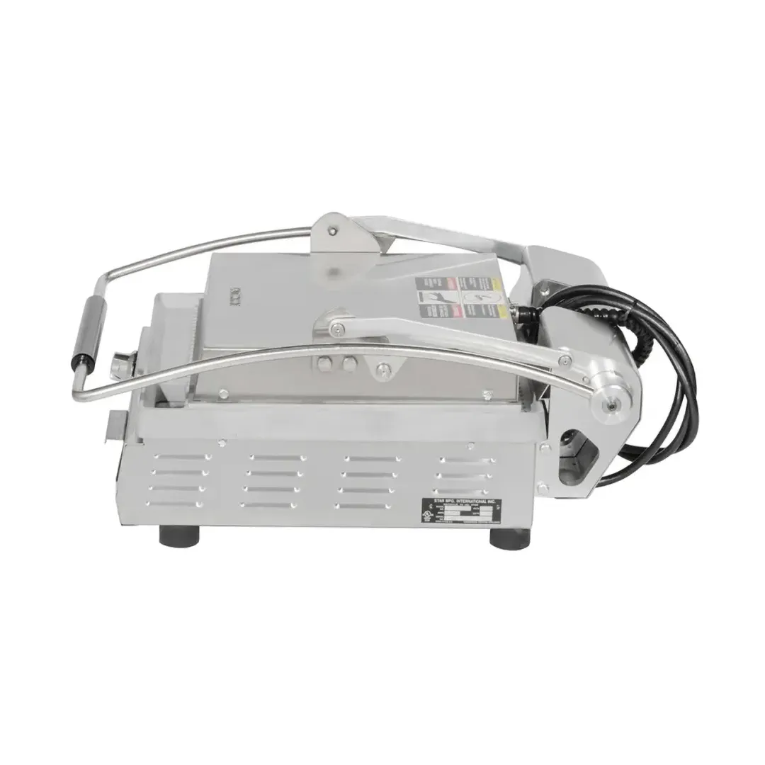 Star PGT14 Single Panini Sandwich Grill with Aluminum Grooved Plates, Manual Controls