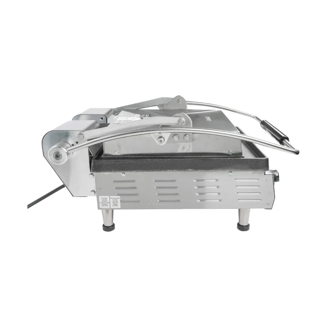 Star PGT14I Single Cast Iron Panini Sandwich Grill with Timer & Grooved Plates, Manual Controls