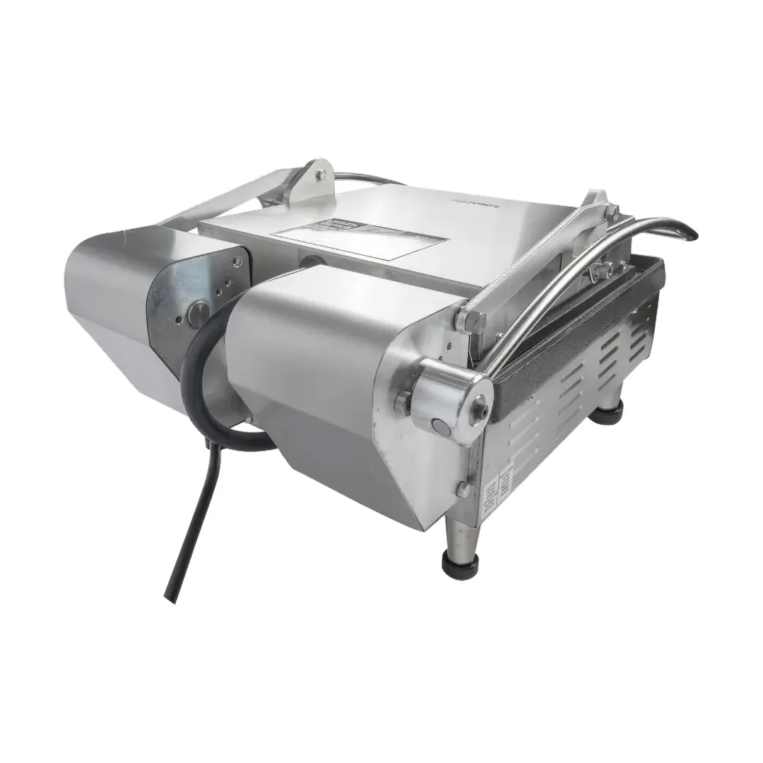 Star PGT14I Single Cast Iron Panini Sandwich Grill with Timer & Grooved Plates, Manual Controls