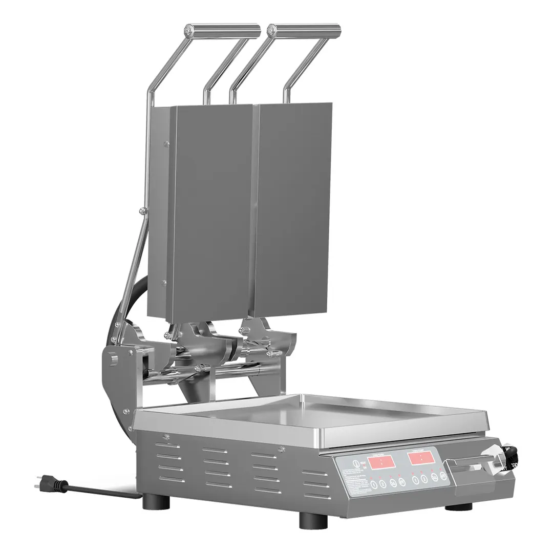 Star PST14D Pro Max 2.0 Commercial Panini Press w/ Dual Aluminum Smooth Plates, Electronic Controls