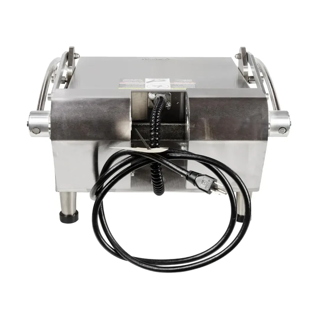 Star PST14I Single Cast Iron Panini Press Grill with Smooth Plates, Manual Controls