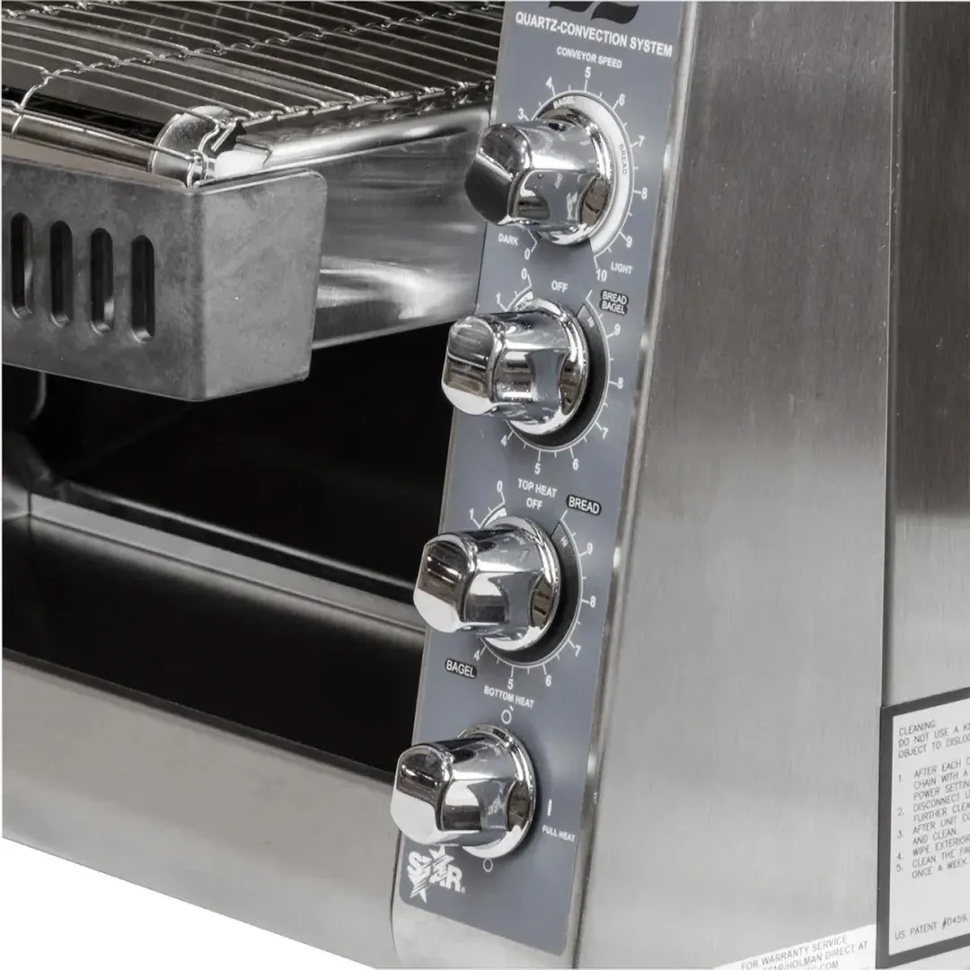 Star QCS3-1000 Holman Electric Conveyor Toaster with Analog Control, Horizontal - 1000 slices/hr.