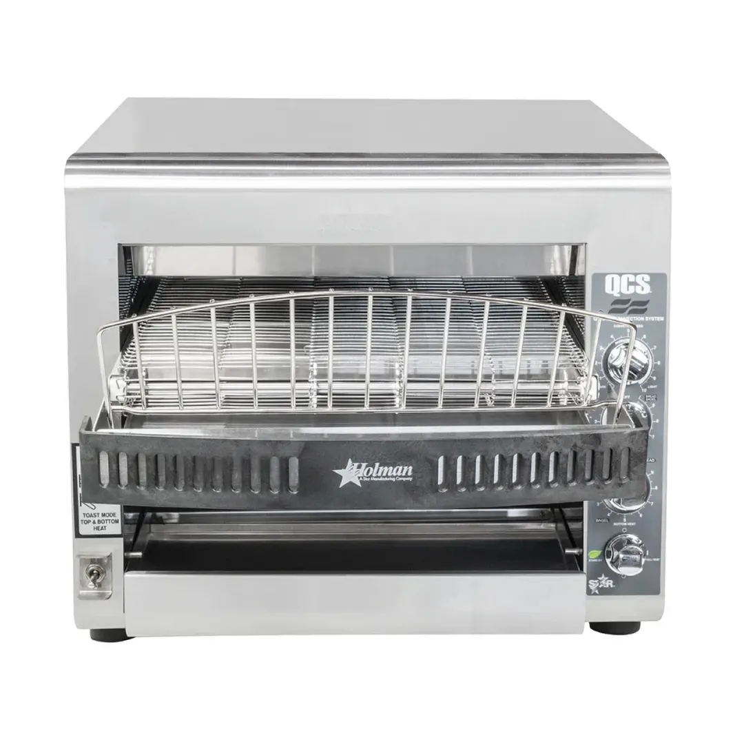 Star QCS3-1400BH Holman Electric Conveyor Toaster w/ Analog Control, Horizontal - 1400 slices/hr.