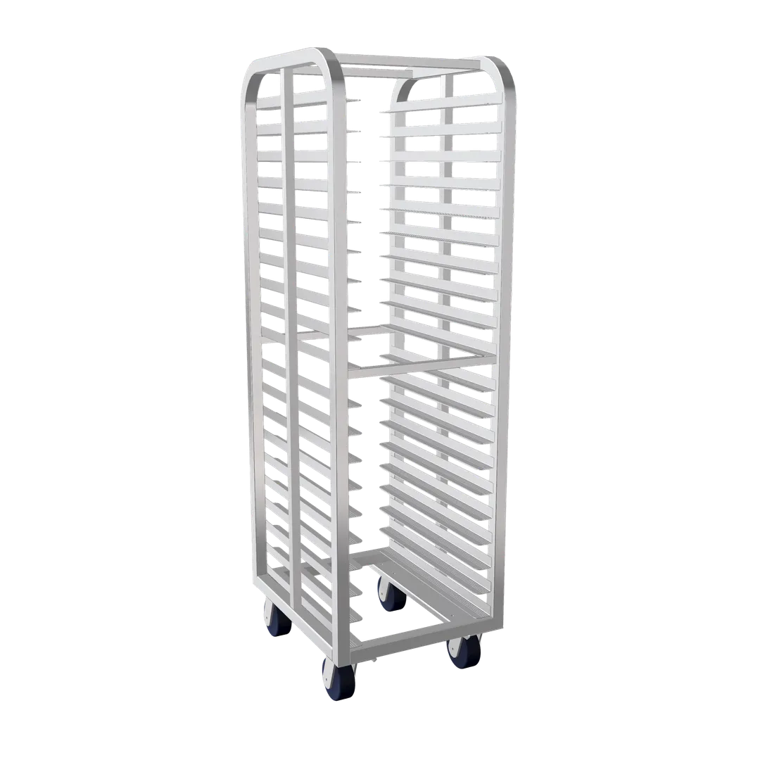 Winholt AL-1815B-LC Aluminum Mobile Full Height Sheet Pan Rack w/ (15) Pan Capacity