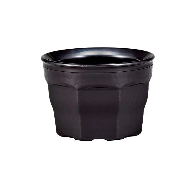 Cambro MDSLB5110 - 9 oz Black Plastic Bowl, 3-1/2" Dia x 2.4" H, NSF PP, Dishwasher Safe, Stackable